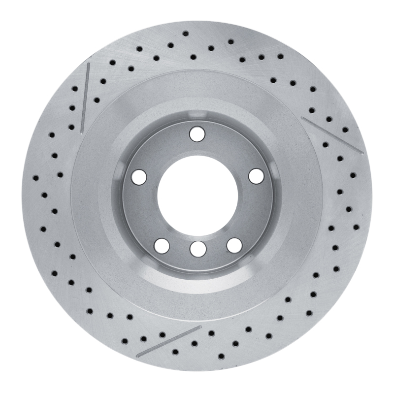 Mercedes-Benz G65 AMG Brake Rotor (1) - Rear - R1 Concepts - Drilled and Slotted - `13-`18